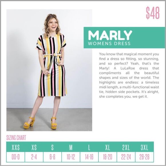 LuLaRoe Solid Black Marley Dress Size XS NWT - Picture 6 of 6